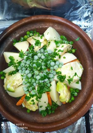 صورة لوصفة طاجين بالجلبانة والقوق