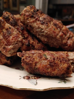 A picture of Pork and beef Kofta.