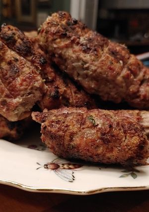 A picture of Pork and beef Kofta.