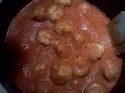 A picture of ground turkey parmesan