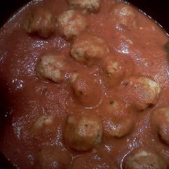 A picture of Homemade Parmesan Meatballs Marinara.