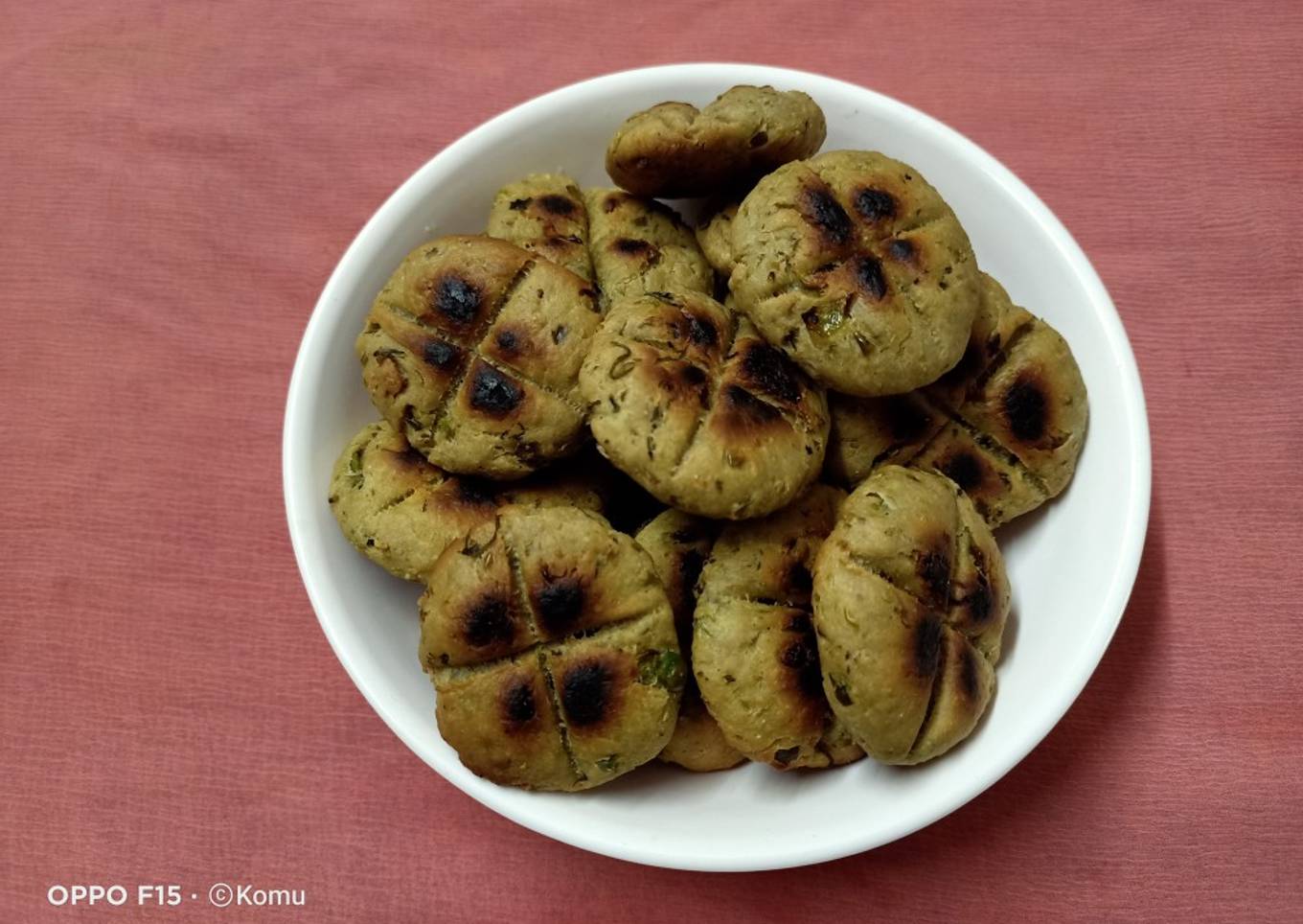Matar Baati or Bati / Green peas baati or bati
