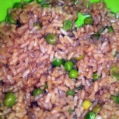 A picture of Quick fried vegetable rice.
