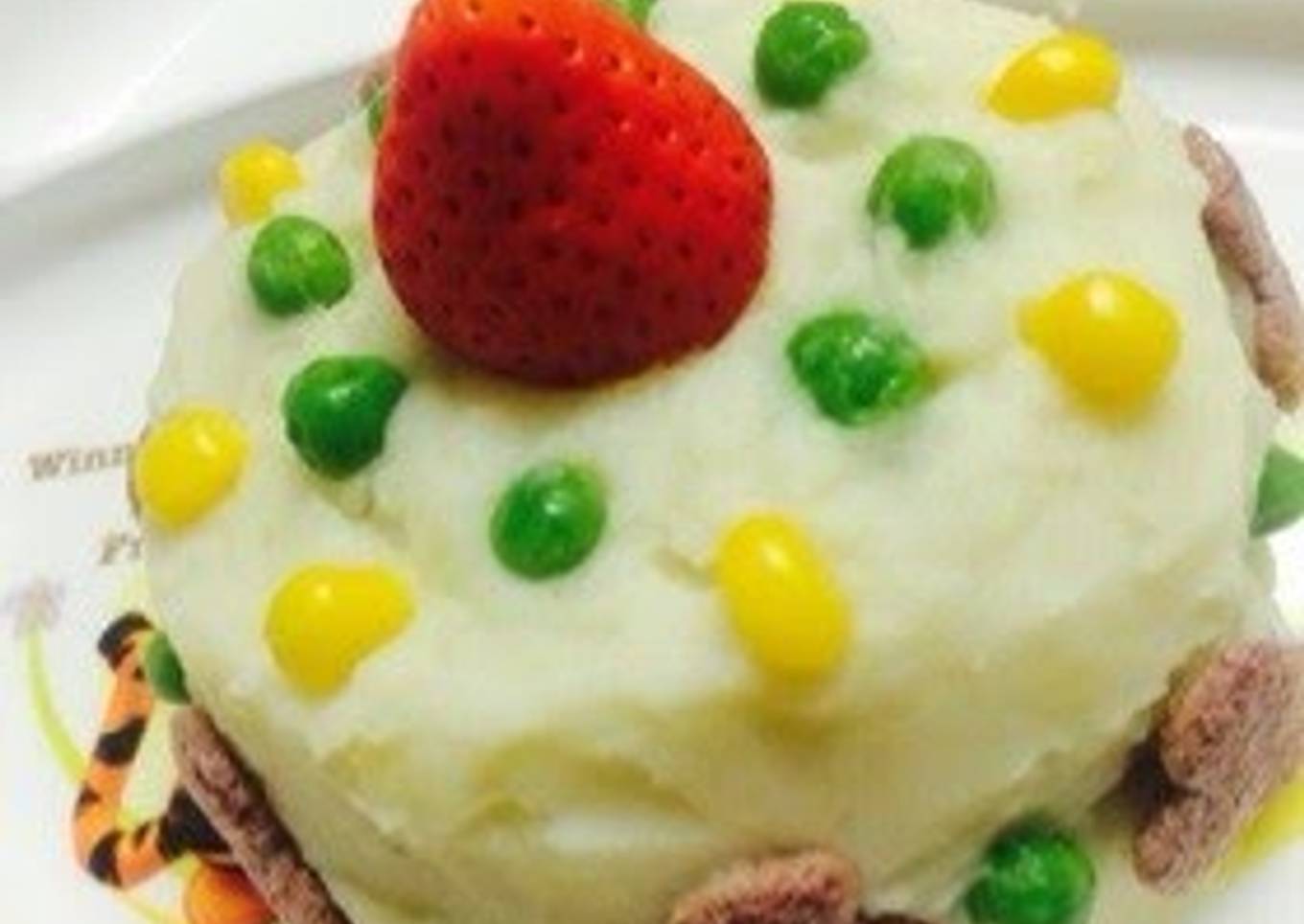 Egg and Dairy Free Vegetable "Birthday Cake" For Babies