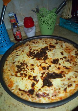 صورة لوصفة نجرسكو مكرونه بالفراخ
