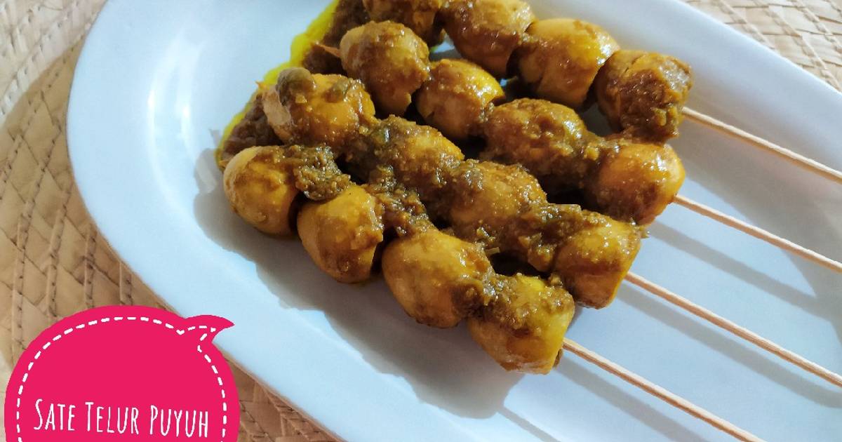 Resep Sate Telur Puyuh Bubur Ayam Oleh Lailazegaff Cookpad