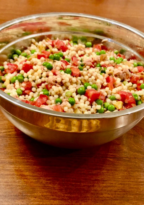 Una foto de Ensalada de granizo con atún