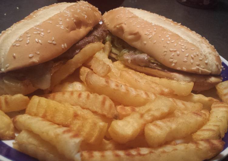 Philly cheese steak sandwiches Philly cheese steak sandwiches