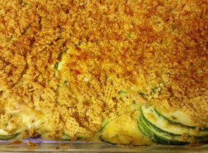 A picture of Zucchini Parmesan Casserole.