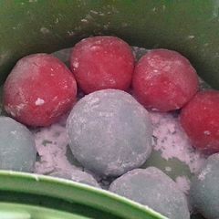 A picture of Bry's Daifuku (Japanese recipe: Azuki Filled Sweet Mochi) Vegan.