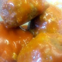 A picture of Buffalo Turkey Meatballs.