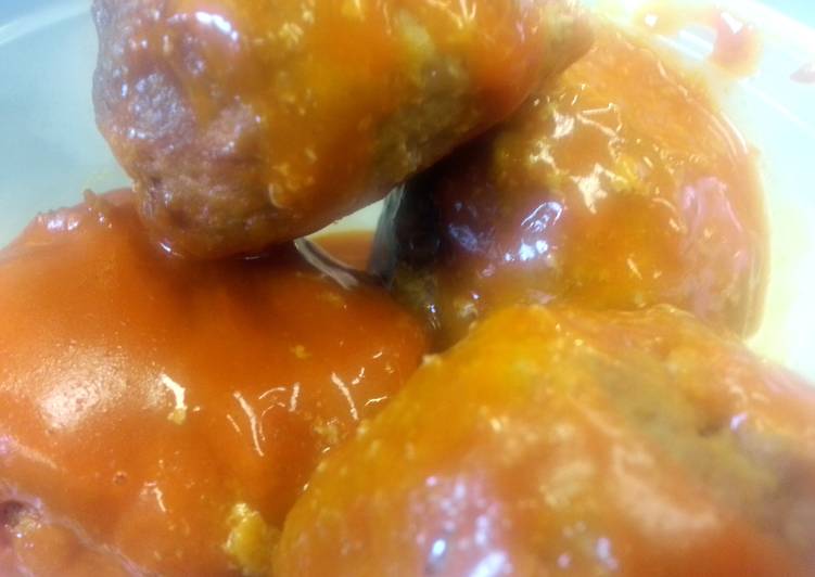Recipe of Award-winning Buffalo Turkey Meatballs