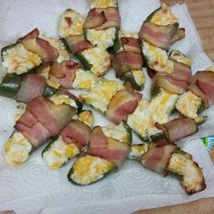 Cheesy Bacon Jalapeño Poppers A picture of Cheesy Bacon Jalapeño Poppers.