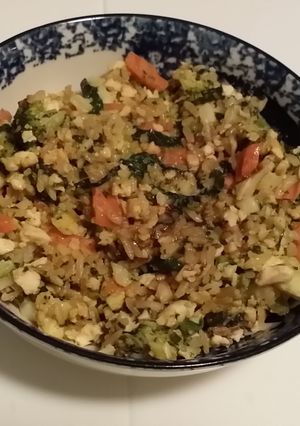 A picture of Vegetable / Rice.