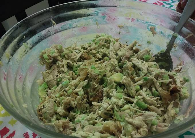 Steps to Make Homemade Easy chicken salad