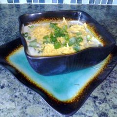 A picture of David's jalapeño chicken chowder.