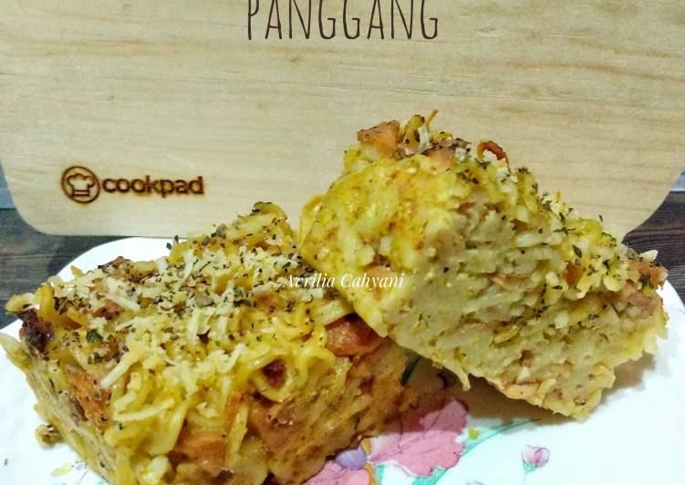 Resep Mie Instan Schotel Panggang Otang, Bikin Ngiler