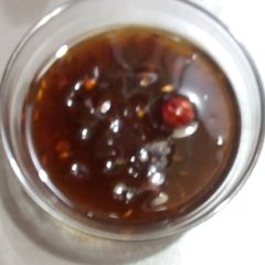 A picture of Tamarind dip (Imlli) ki chutney.