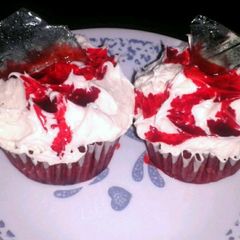 broken glass cupcakes A picture of broken glass cupcakes.