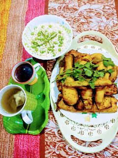 মুচমুচে ও খাস্তা বেগুনি (Beguni recipe in Bengali) রেসিপির প্রধান ছবি