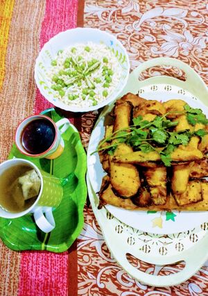 মুচমুচে ও খাস্তা বেগুনি (Beguni recipe in Bengali) রেসিপির প্রধান ছবি