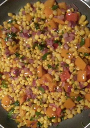 A picture of Corn Succotash.