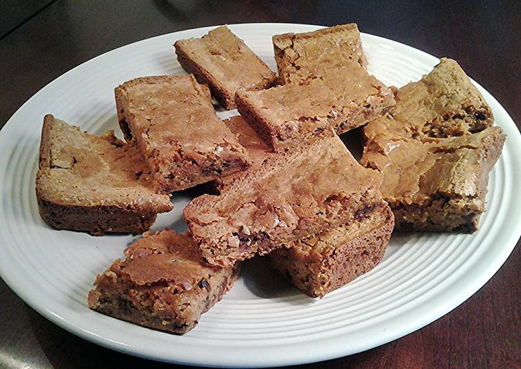 Steps to Make Perfect Graham Chip Brownie Bars