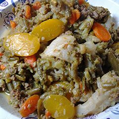 A picture of Beef and Vegetables.