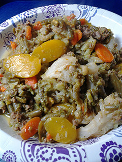 A picture of Beef and Vegetables.