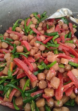 Foto resep PART II Basis osenk cabe (isian nasi box u 40org budget 200K)