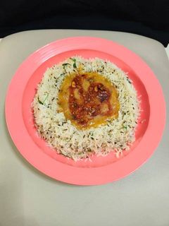 A picture of Dal Tadka With Jeera Rice.