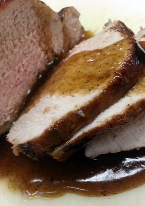A picture of Pepsi Braised Pork Loin.