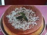 Flan cremoso de coco