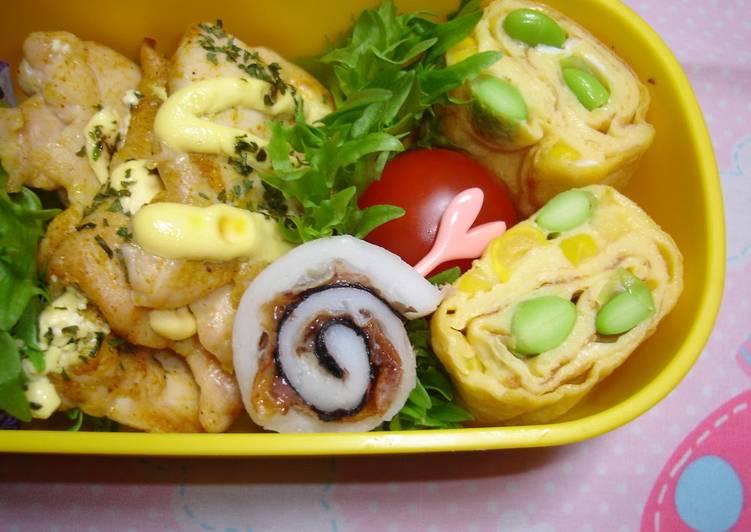 Recipe of Homemade Ume-Chikuwa Rolls for Bento