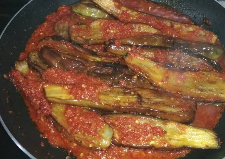 Masakan Unik Terong balado Gurih Mantul