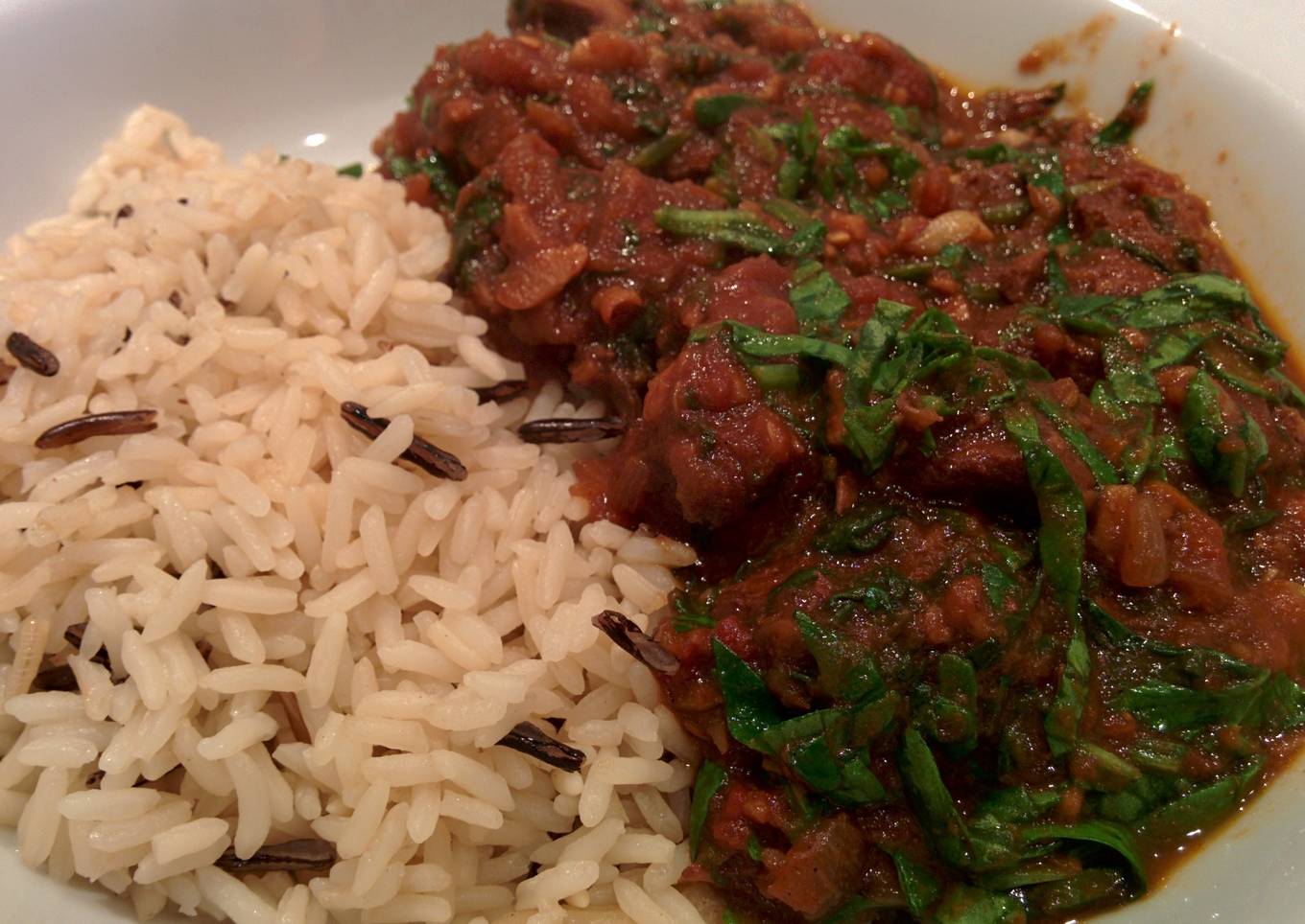Saag Gosht (Lamb and Spinach Curry)