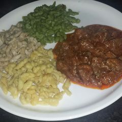 A picture of Homemade Spaetzle.