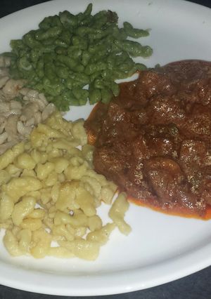 A picture of Homemade Spaetzle.