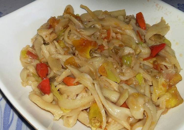 Tumis jamur tiram