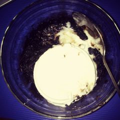 A picture of 5min Cup Brownie: alleatnocook.