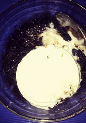 A picture of 5min Cup Brownie: alleatnocook.