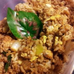 A picture of Fish and Shrimp Fried Rice.