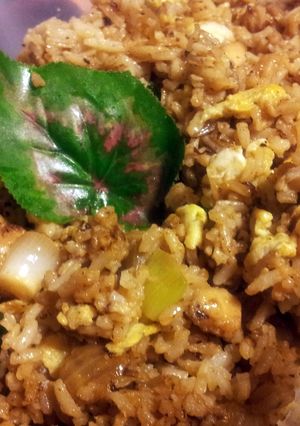 A picture of Fish and Shrimp Fried Rice.