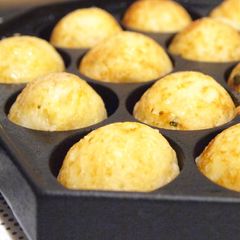 A picture of Our Family's Osaka-Style Takoyaki with Creamy Insides.