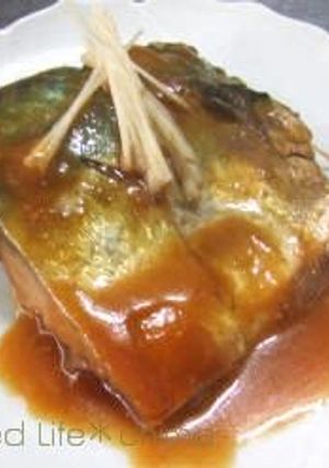 A picture of Mackerel Simmered In Miso.