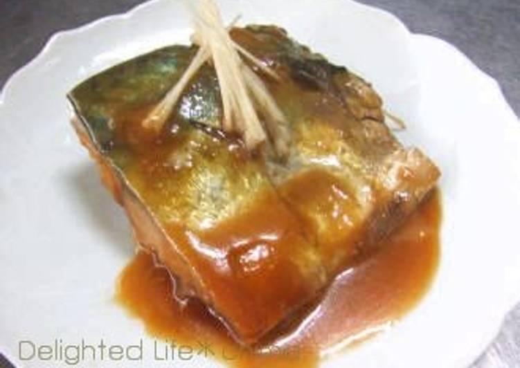 Mackerel Simmered In Miso