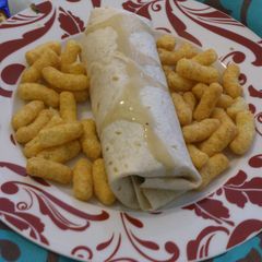 A picture of Falafel & Veggie wrap.