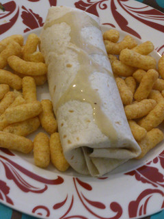A picture of Falafel & Veggie wrap.