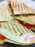Super Easy Chorizo Quesadilla