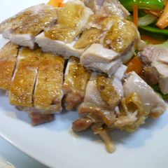 A picture of Crispy Pan-fried Chicken Thighs.